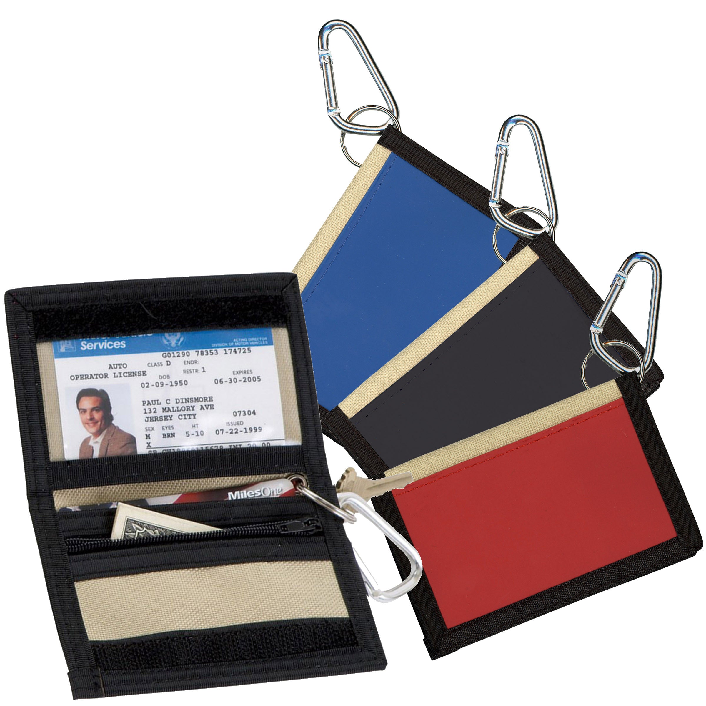 Carabiner Wallet / Fleet Gas Card Holder