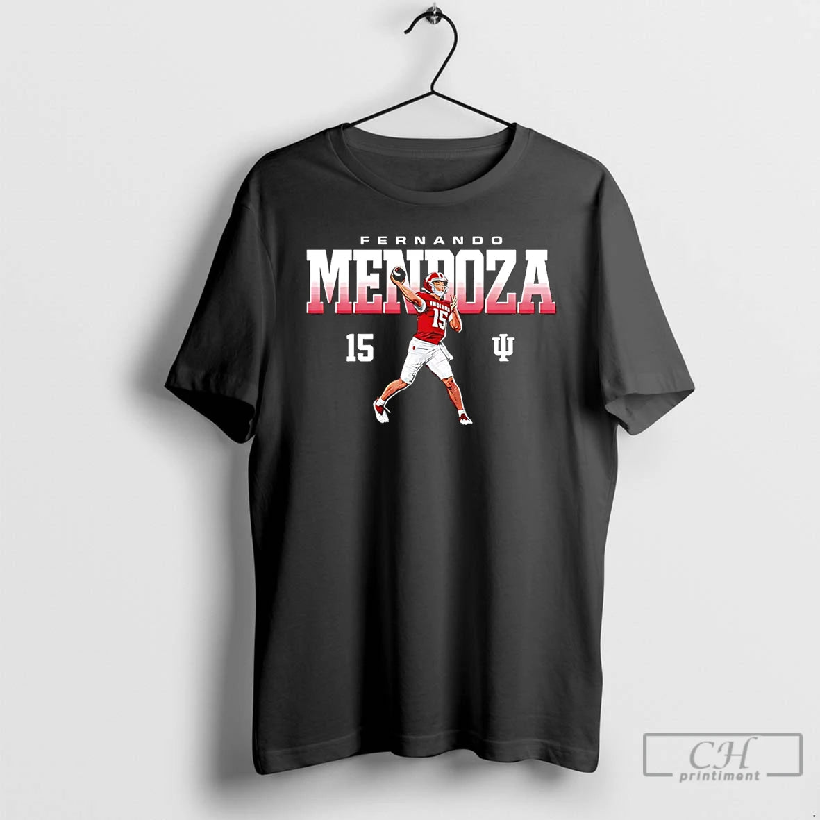 Classic Fernando Mendoza Indiana Football Ncaa Caricature