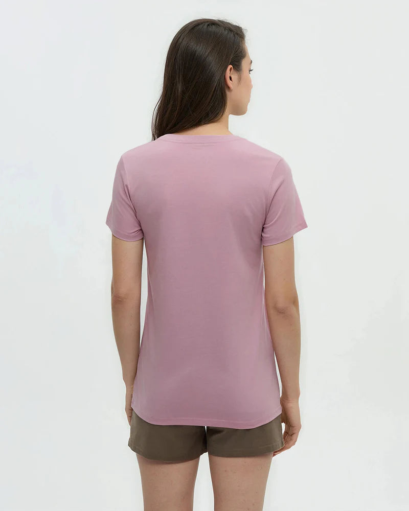 Summer Flora T-Shirt Treeblend Graphic Crew Neck T-Shirt