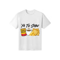 Unisex T - Shirt Celebrating Latino Coffee Culture: "Ya Tu Sabe" with Cafe Bustelo, Coffee & Snacks