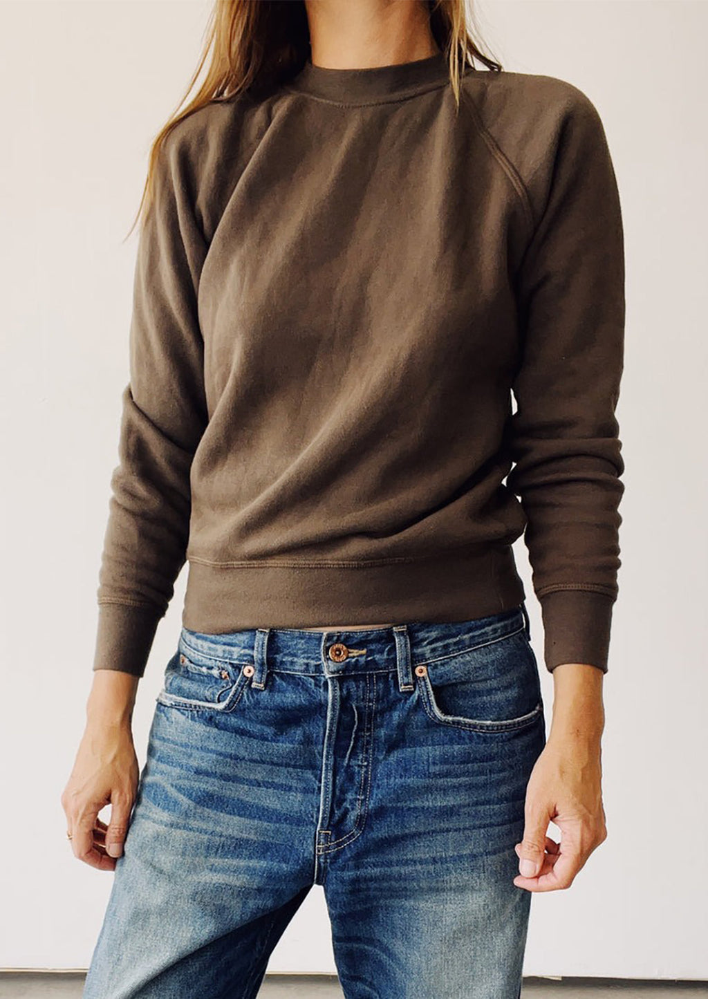 Crew Raglan Sweatshirt