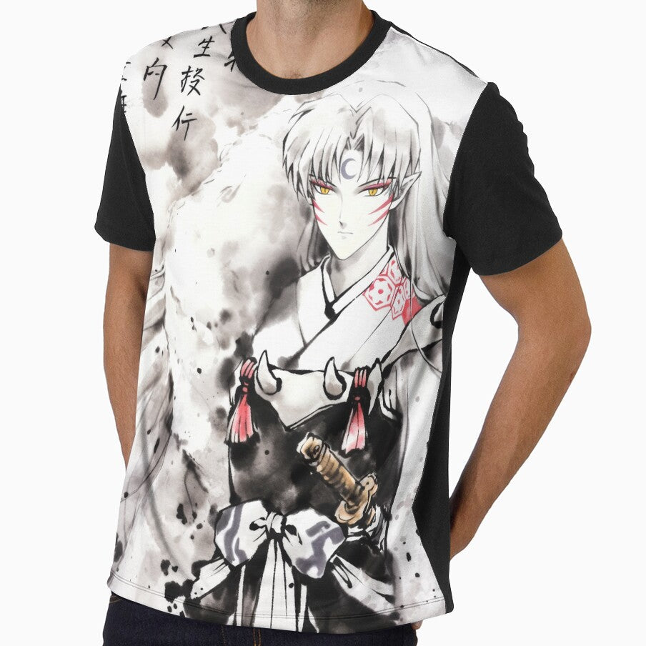 Sesshomaru Sumi-e by AnimeArsenalPrints Unisex T-shirt, Sweatshirt, Hoodie, Long Sleeve Tee